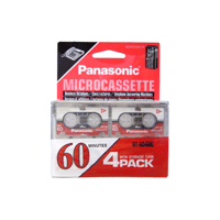 Fita Micro Cassete Panasonic (60 min) Caixa c/ 4 unidades