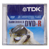 Mini DVD-R TDK Lacrado 1.46GB/30min(2x)