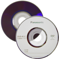 Mini DVD-R Panasonic Lacrado 2.6GB/60min(4x) - Dual Layer