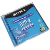 Mini DVD-R Sony Lacrado 2.8GB/60min(2x) - Double Sided