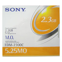 Disco Óptico Sony MO 2.3 GB (Regravável)