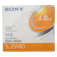 Disco Óptico Sony MO 4.8 GB (Regravável)