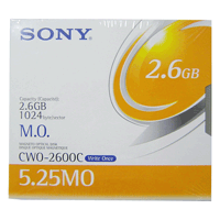 Disco Óptico Sony MO 2.6 GB (WORM)