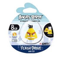 Pen Drive Emtec Angry Birds 8GB - Yellow Bird