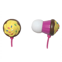 Fone de Ouvido Maxell - Earbuds Cup Cake Chocolate