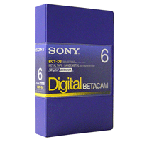 Fita Betacam Digital Sony 6min