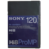 Fita HI-8 Pro-MP Sony 8mm - 120 min