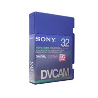 Fita DVCAM Sony 32min ME - IC Memory - (MiniDVCAM)
