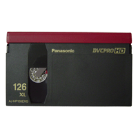 Fita DVCPRO HD Panasonic 64/126 min LP Cartucho Standard