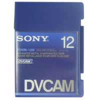 Fita DVCAM Sony 12min (MiniDVCAM)