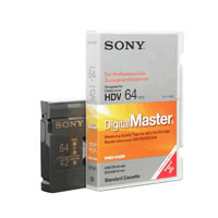 Fita DVCAM 42 min. / HDV/DV Sony 64 min. (Digital Master)