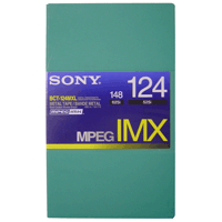 Fita MPEG IMX Sony 124 Min.