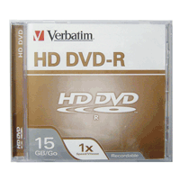 HD DVD-R Gravável Verbatim 15GB (1x)